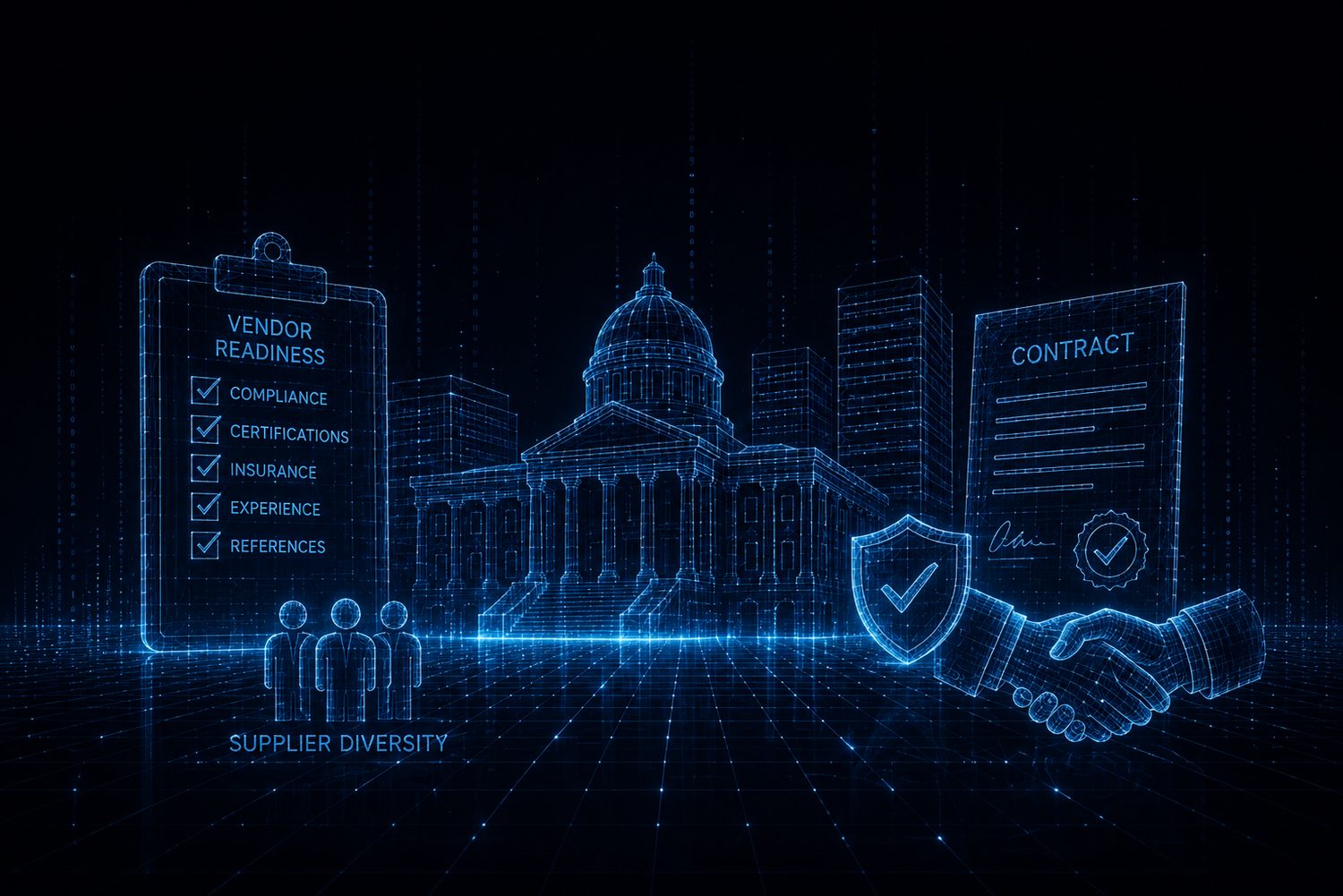 Public-sector procurement readiness — vendor readiness, compliance, certifications, supplier diversity and contract award